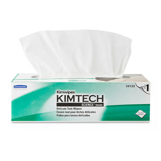 Kimwipes® Toallas Limpiadoras de Baja Pelusa - 1 Capa, 12 x 12"